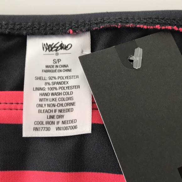 Mossimo striped swim bottom size S/P NWT - Picture 4 of 4